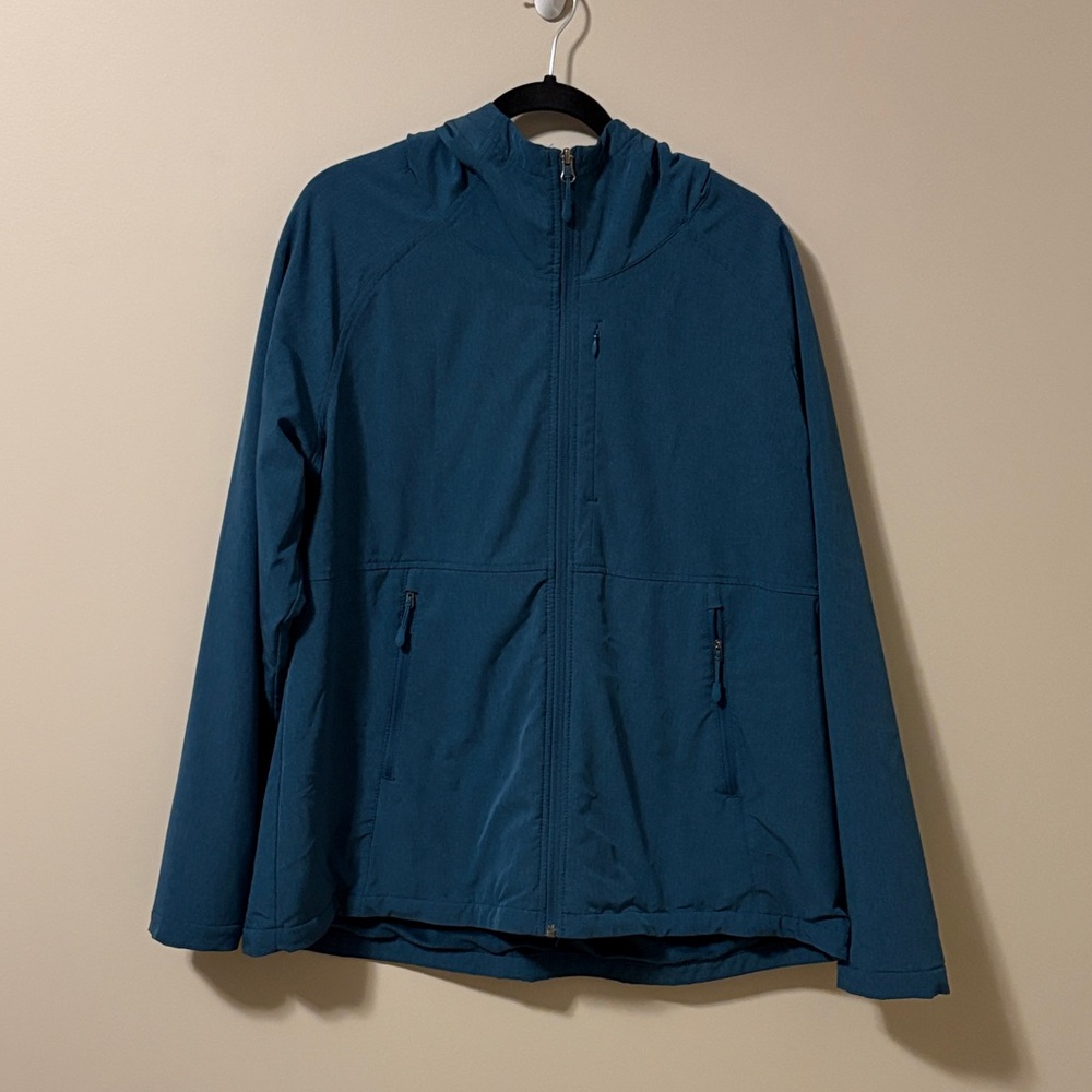 Kirkland Signature Teal Hooded Jacket